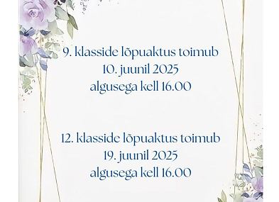 Lpuaktused 2025