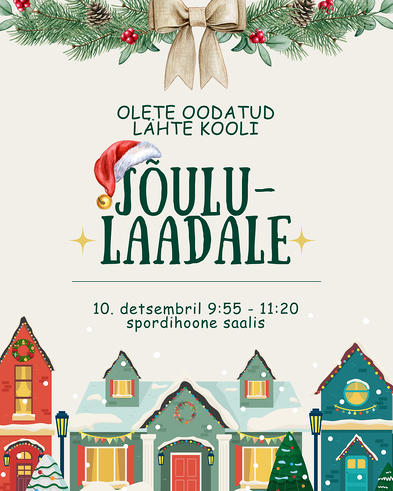 Jululaat toimub 10.detsembril! 