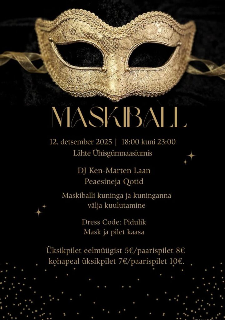 jõuluball poster 2025